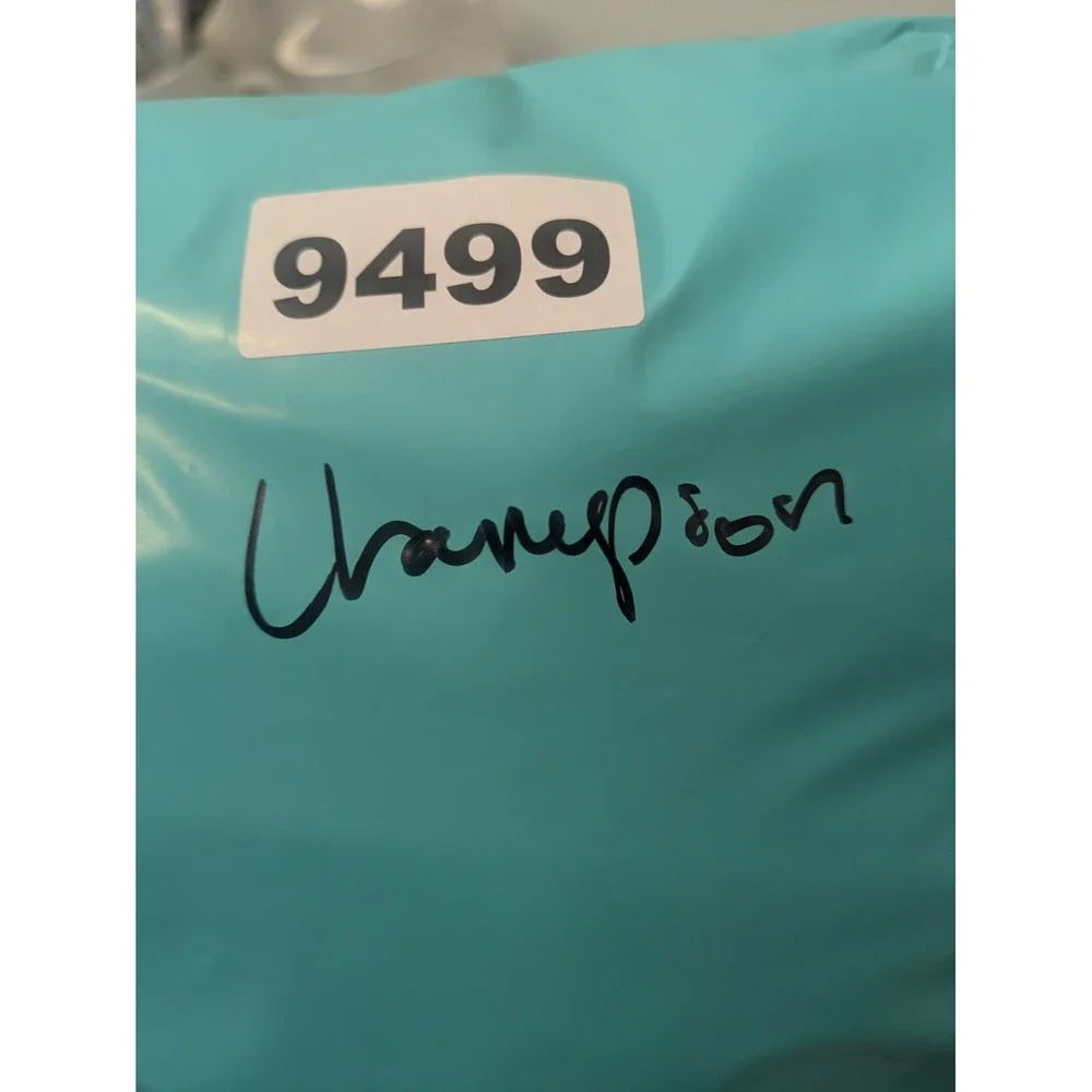 Champion Women Cream Athletic Jacket University‎ Logo Full Zip Size S